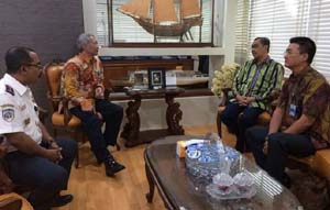  Bupati Siak Temui Dirjen Perhubungan Laut Kemenhub RI